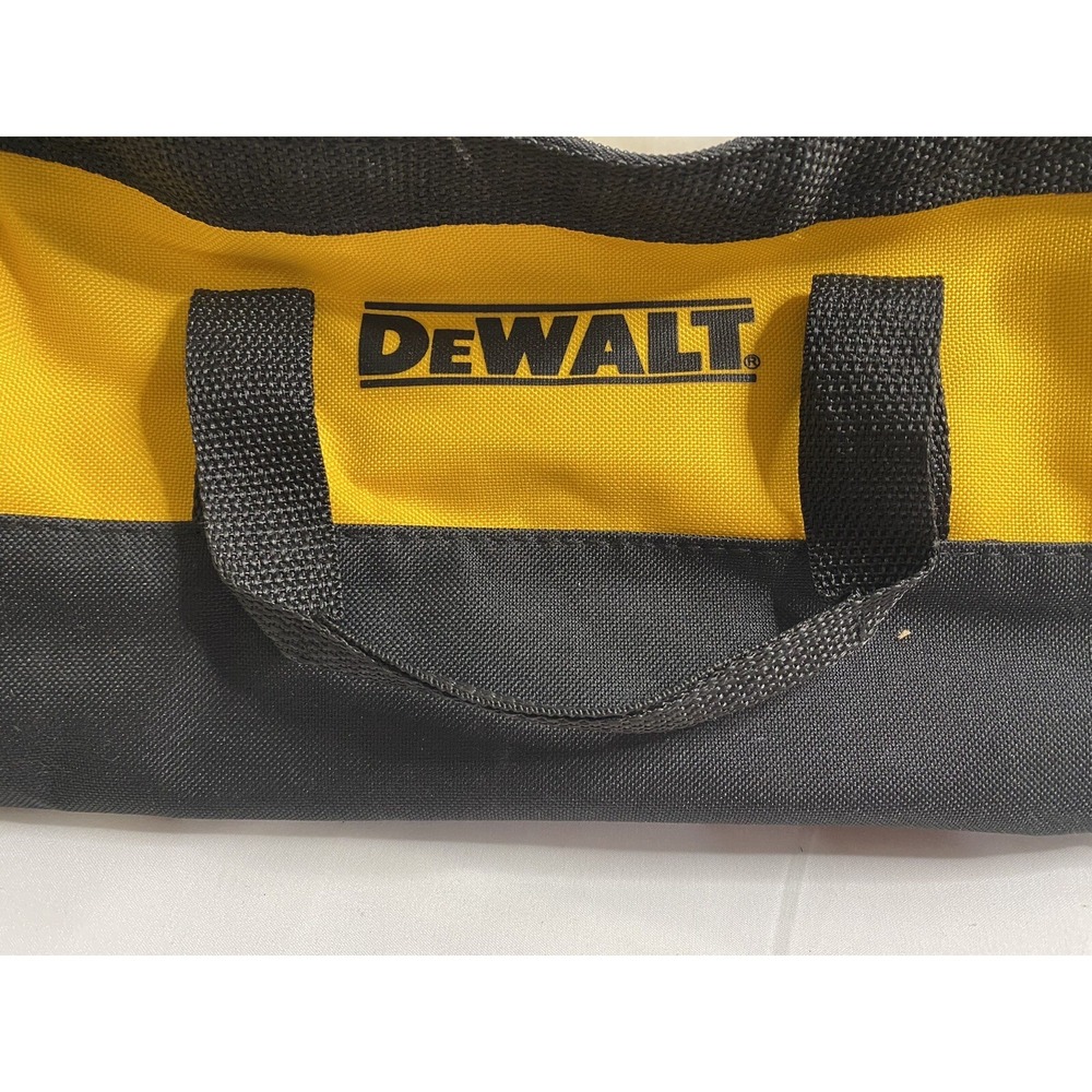 DeWalt Bag 11x8x6 Small Heavy Duty Nylon Canvas Contractor Tool Bag Case